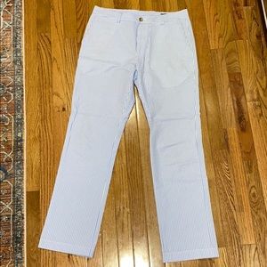 Slim Fit Vineyard Vines Seersucker Pants